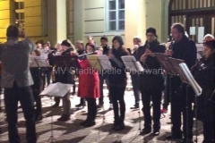 151224 Weihnachtsmusik vor dem Rathaus